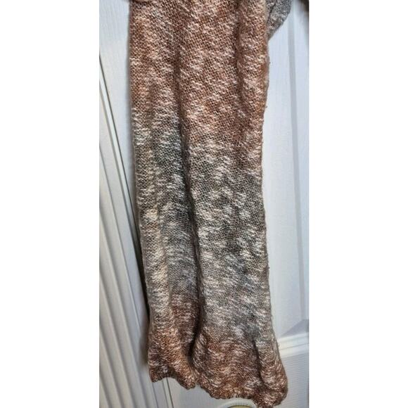 Knox Rose Oversized Tunic Women's XXL Striped Knit Sweater With Stitched Details - Picture 7 of 8